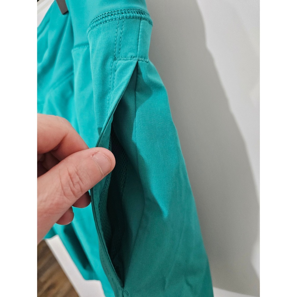 Lands' End Teal Green Active Board Swim Shorts Womens Large 14-16 Pockets Liner - Picture 3 of 4